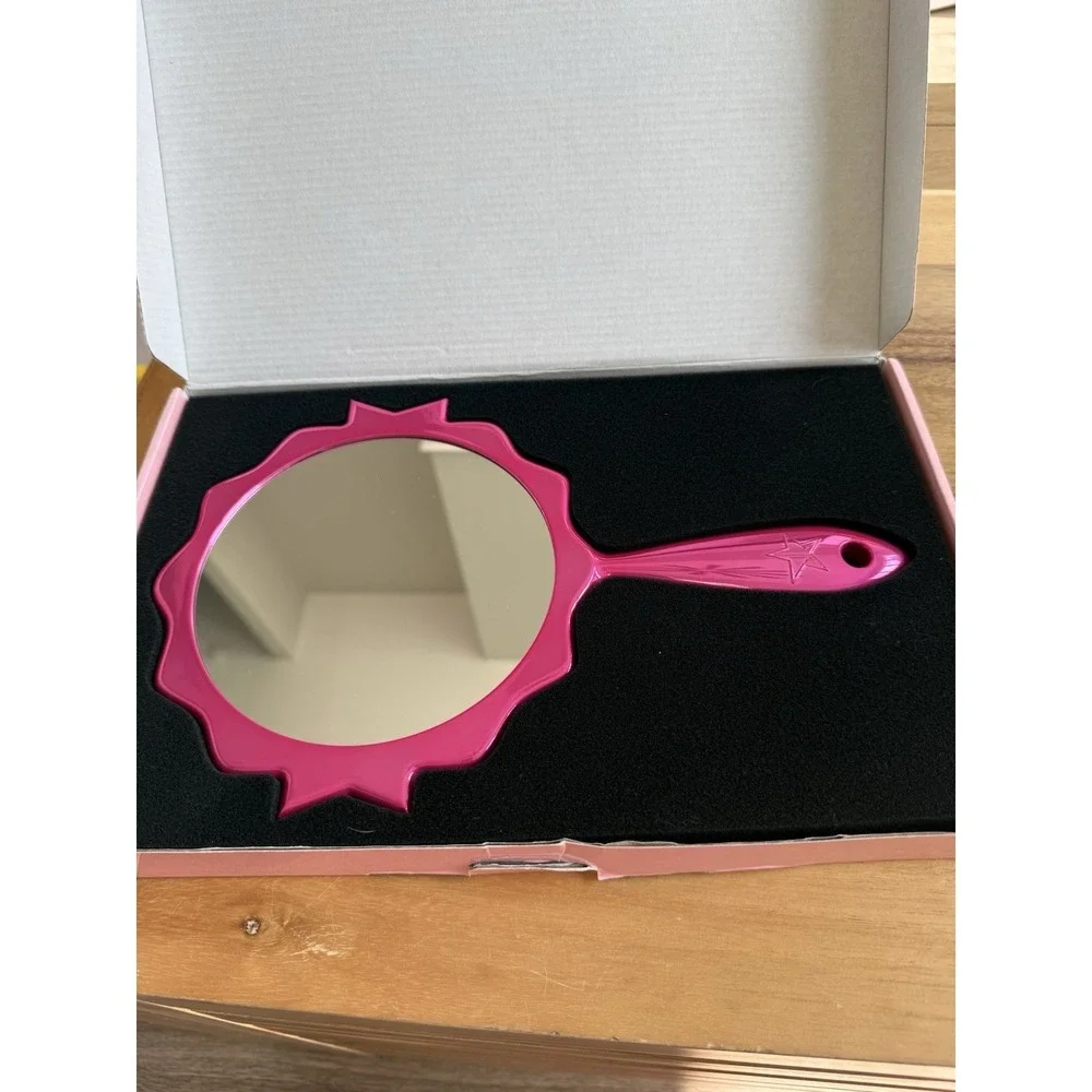 Jeffree Star Cosmetics Approved Stamp Hand Mirror - Pink Chrome - NIB Authentic